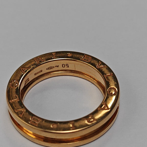 B.ZERO1 18k Rose Gold Ring EU 50