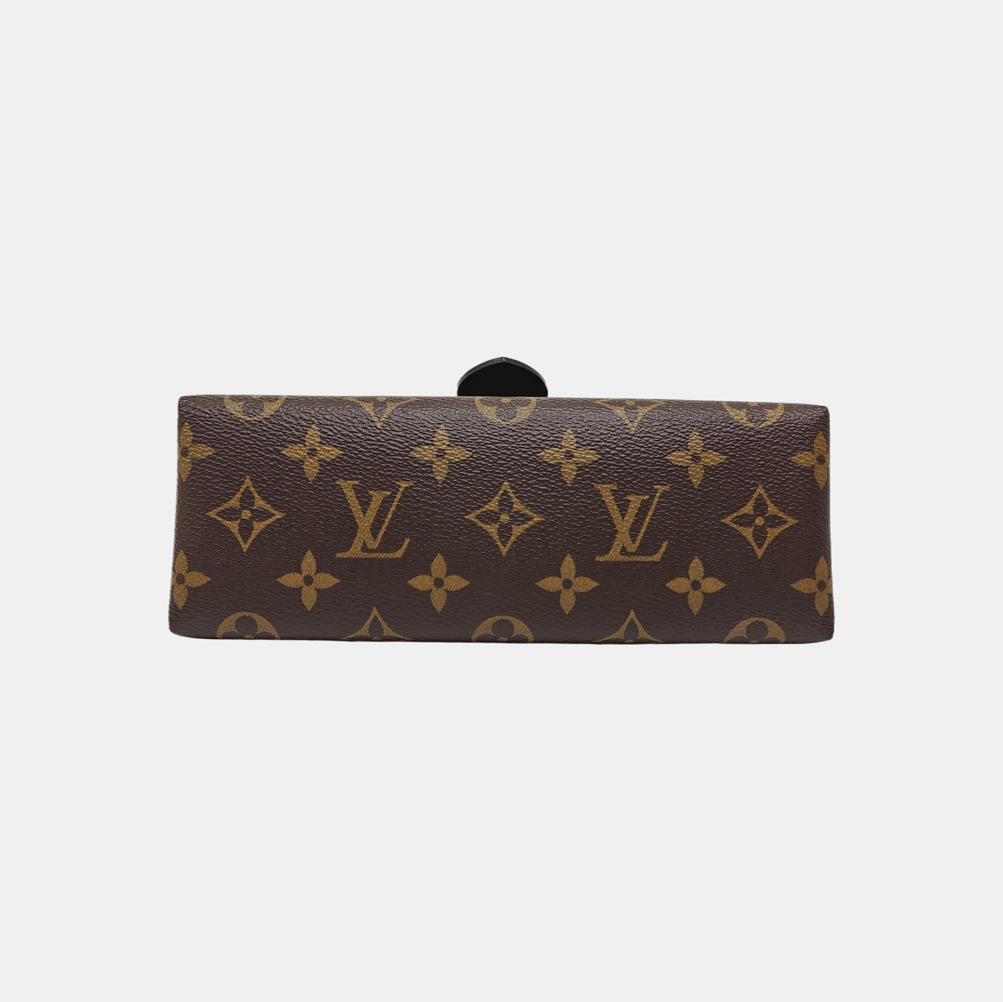 LOCKY BB Monogram Coated Canvas Brown