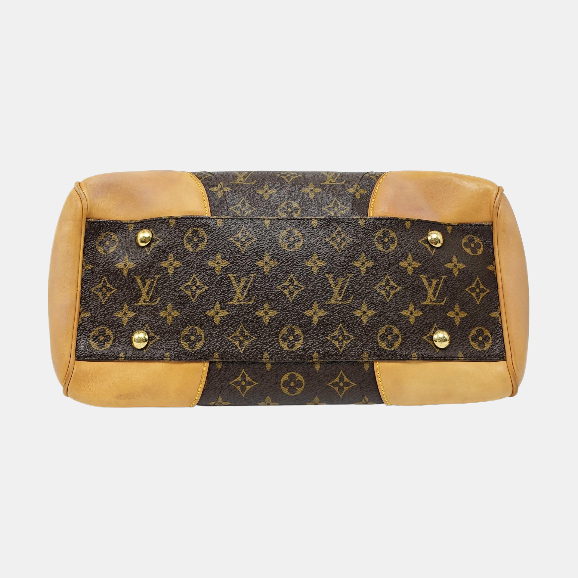 BEVERLY Monogram Coated Canvas Brown