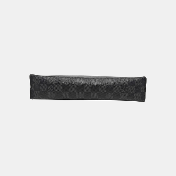Pochette Voyag MM Damier Graphite Coated Canvas Gray
