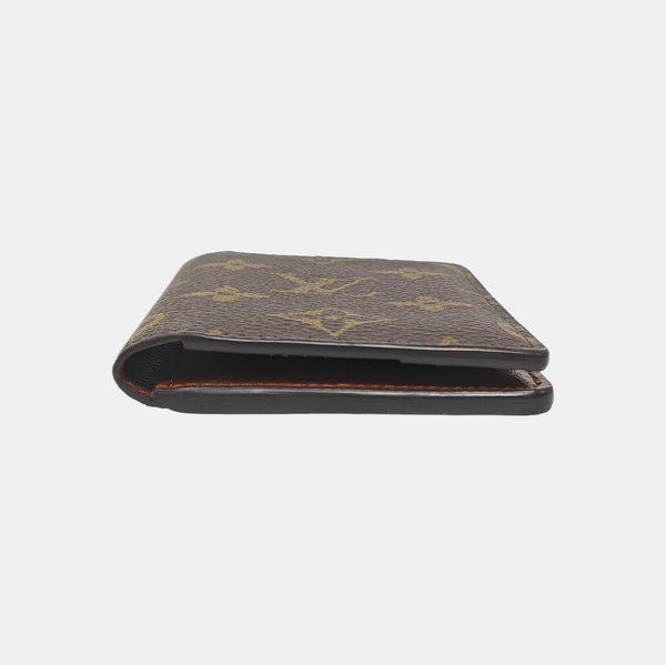 Monogram Coated Canvas Card Holder Brown