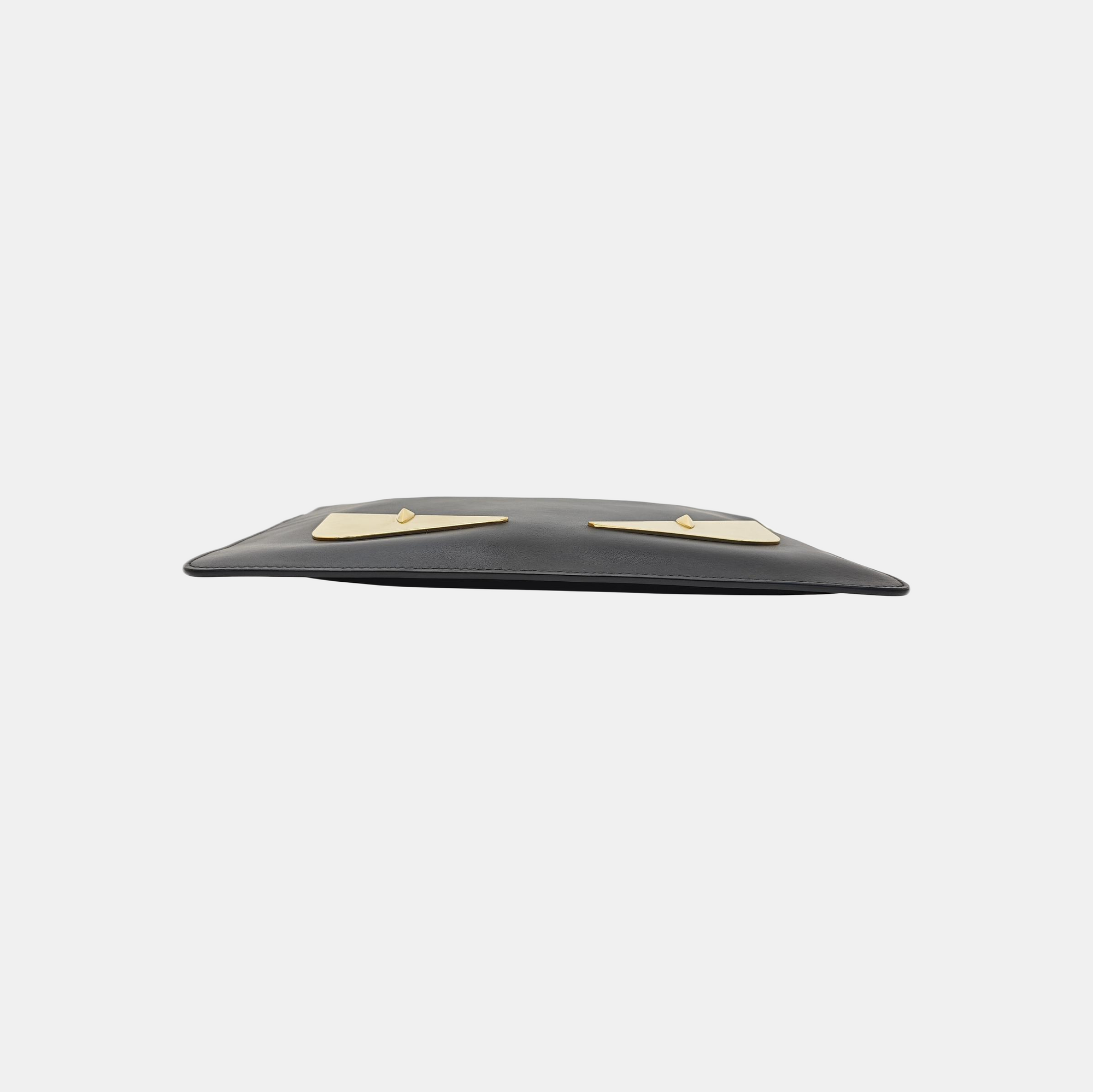 Calfskin Clutch Black