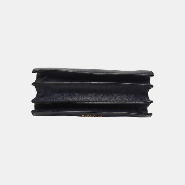 Calfskin Top Handle Bag Blue