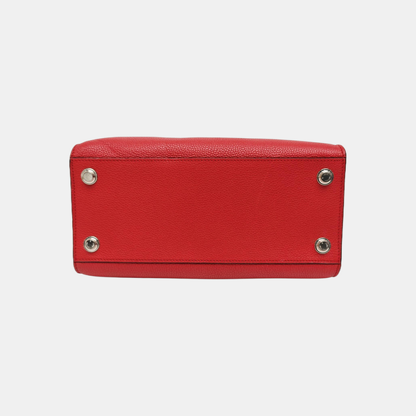 CITY STEAMER PM Calfskin Red