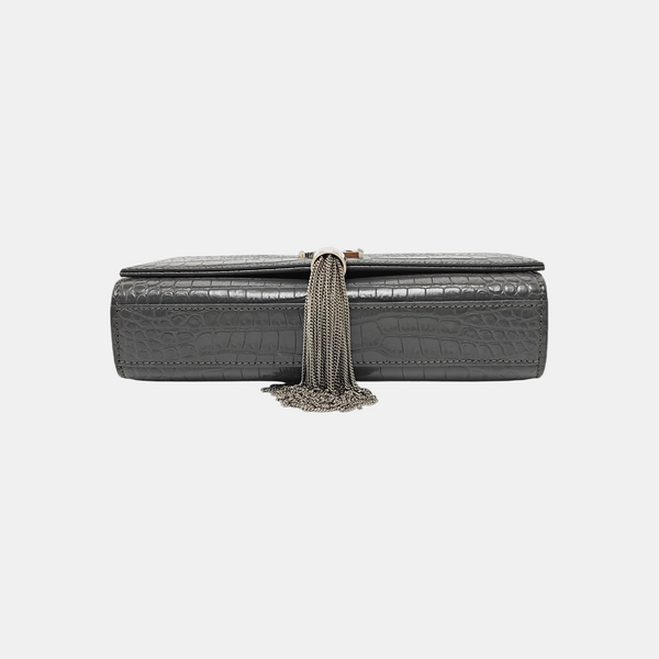 KATE Small Calfskin Gray