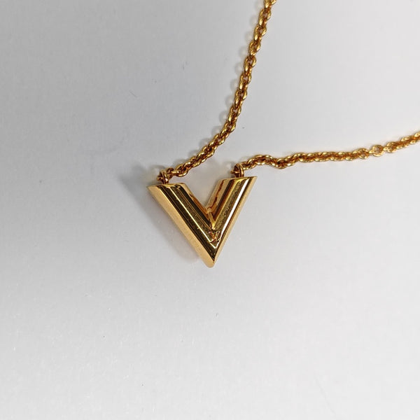 LV & ME Metal Gold Necklace