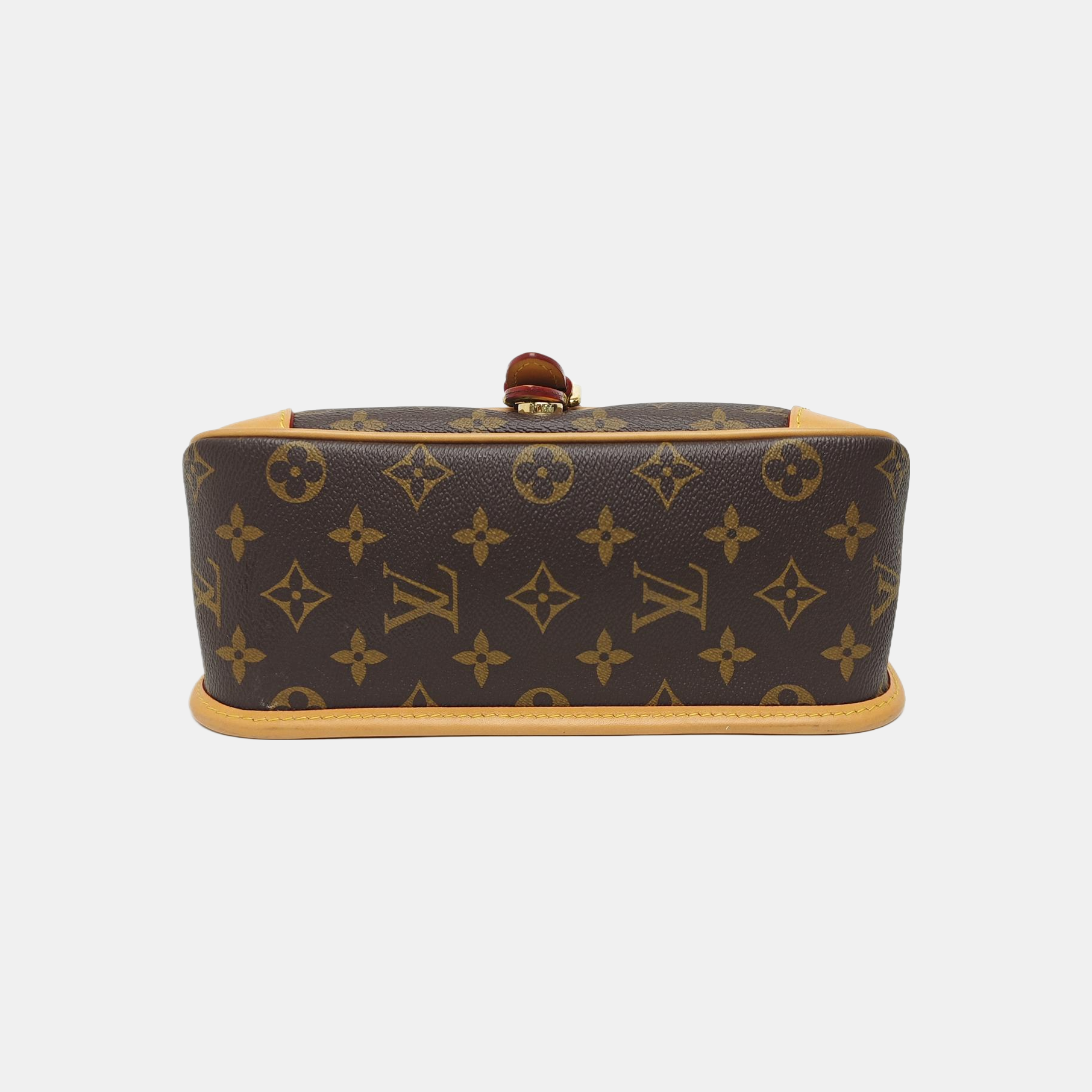 DIANE Monogram Coated Canvas Brown