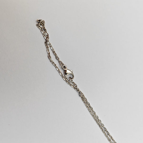 Pop H Metal Silver Necklace
