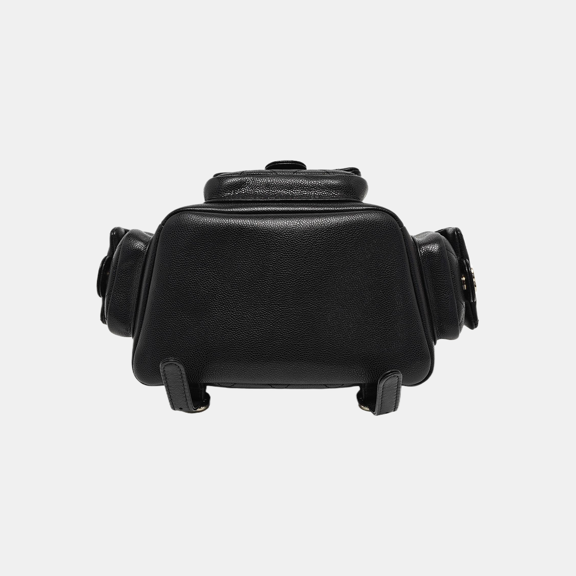 DUMA Quilted Grained Calfskin Black