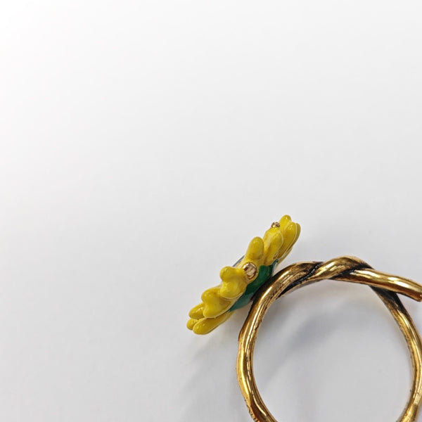 Metal Gold Ring EU 61