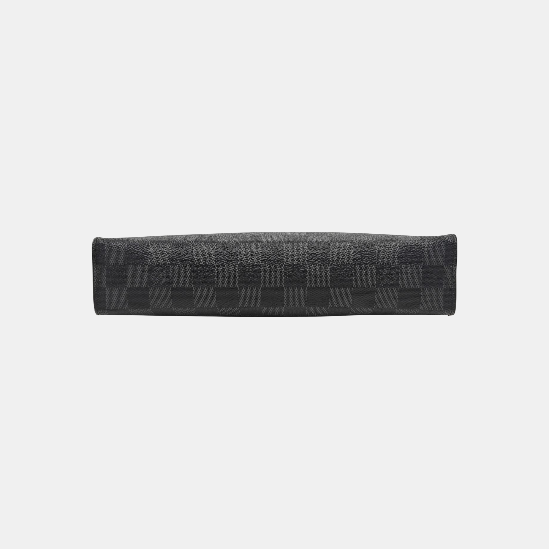 Pochette Voyag MM Damier Graphite Coated Canvas Gray
