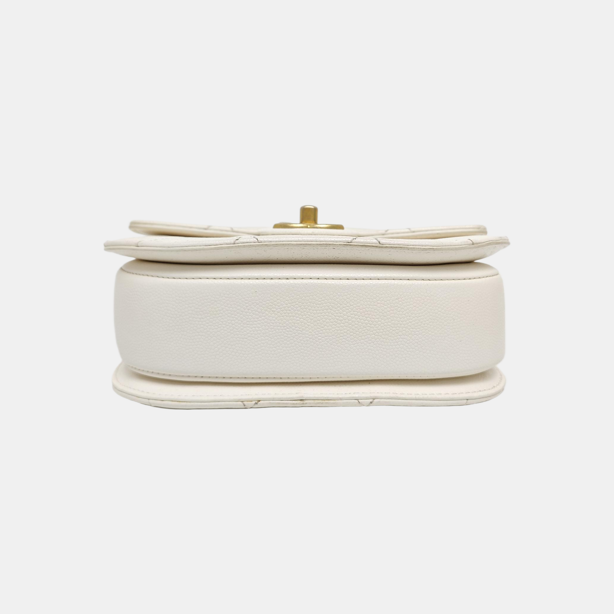Quilted Calfskin White