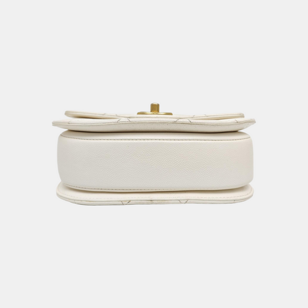 Quilted Calfskin White