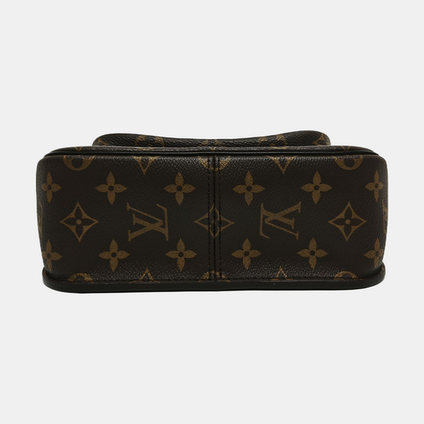 PASSY Monogram Coated Canvas Brown