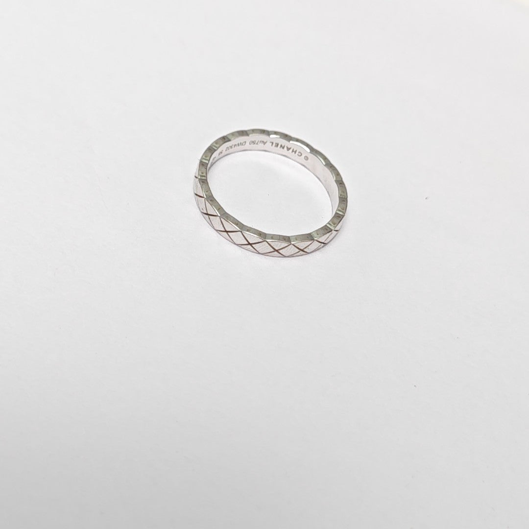COCOCRUSH 18k White Gold Silver Ring EU 56