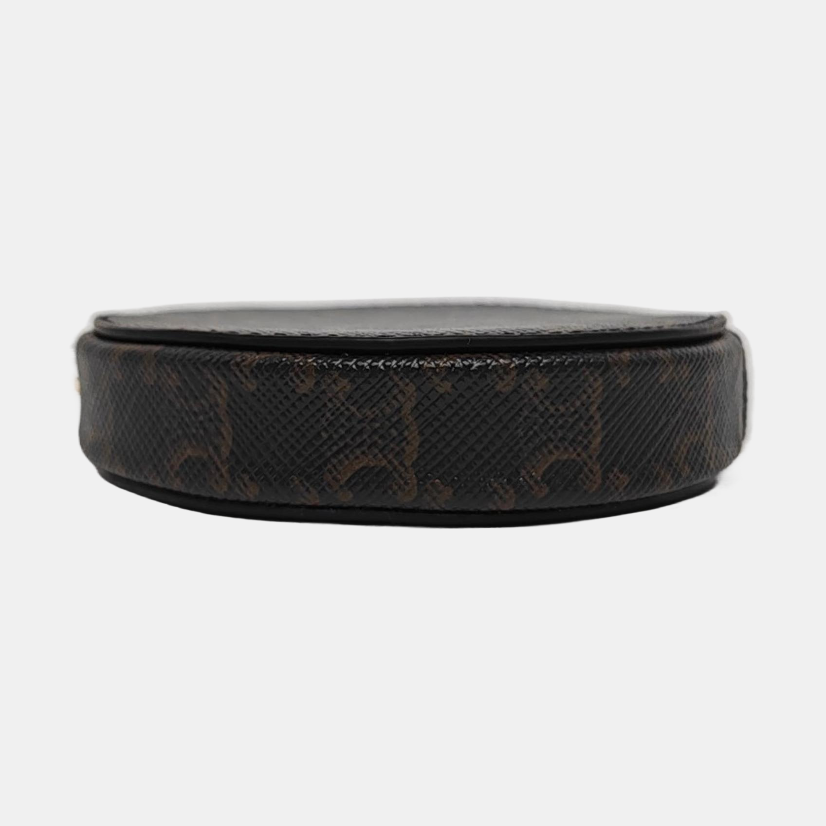 Authenticated pre-owned  TRIOMPHE CANVAS Leather Black - Clutch at Looply