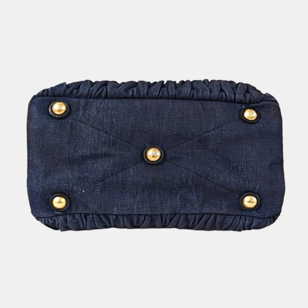 Avenue Quilted Denim Blue