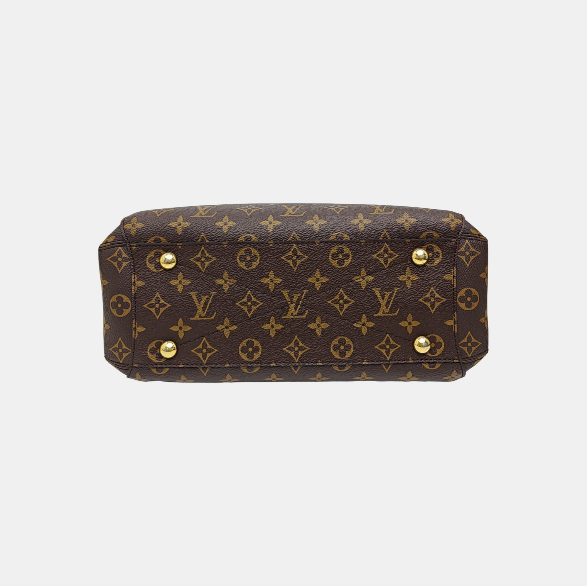 MONTAIGNE Monogram Coated Canvas Brown