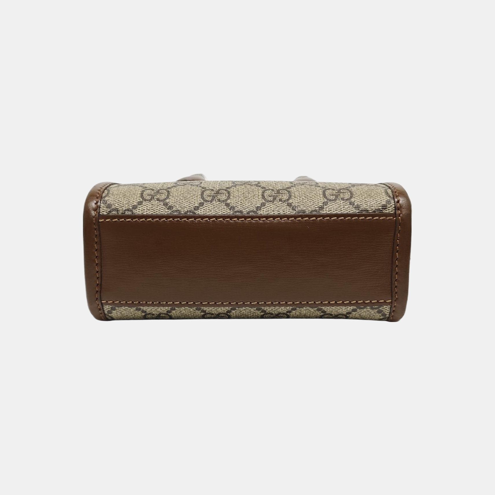 Retro Mini Monogram Coated Canvas Beige