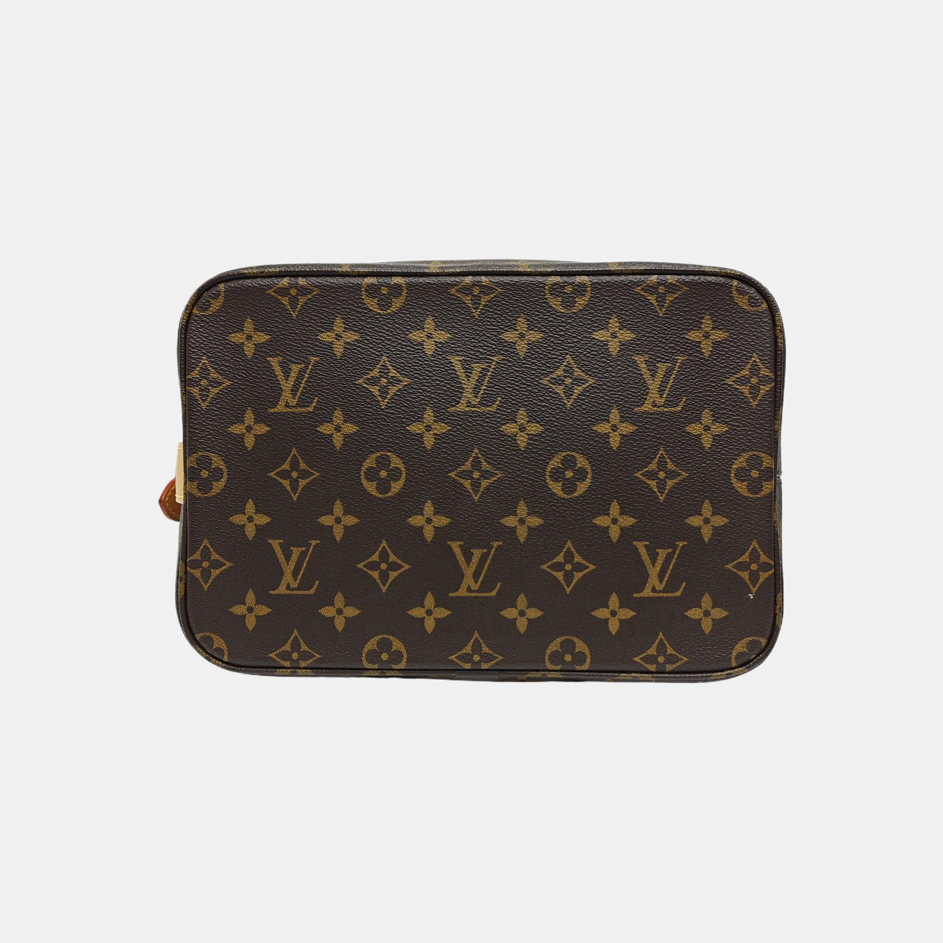 ALL IN GM Monogram Coated Canvas Brown
