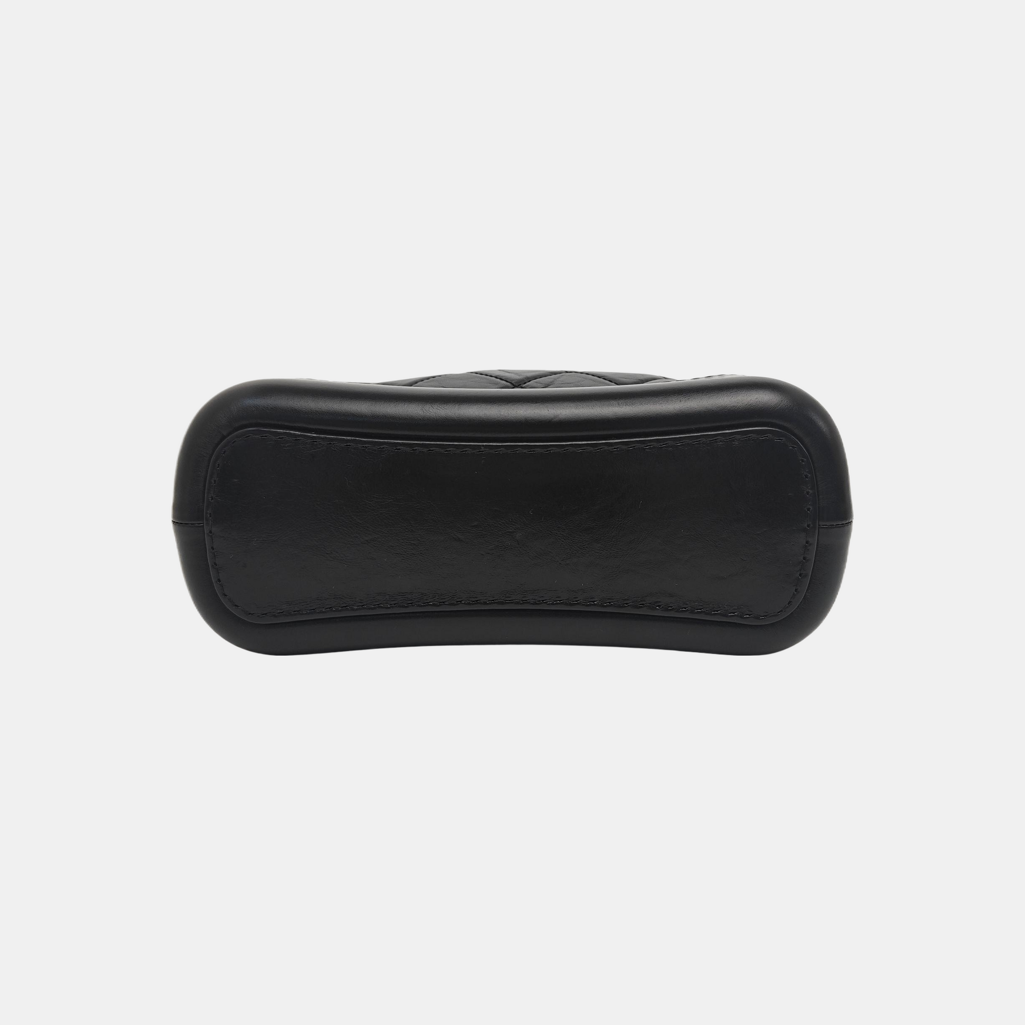 GABRIELLE Small Quilted Calfskin Black