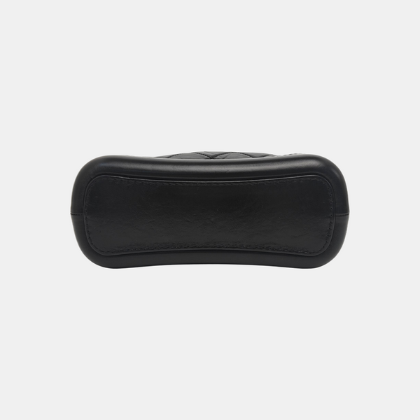 GABRIELLE Small Quilted Calfskin Black