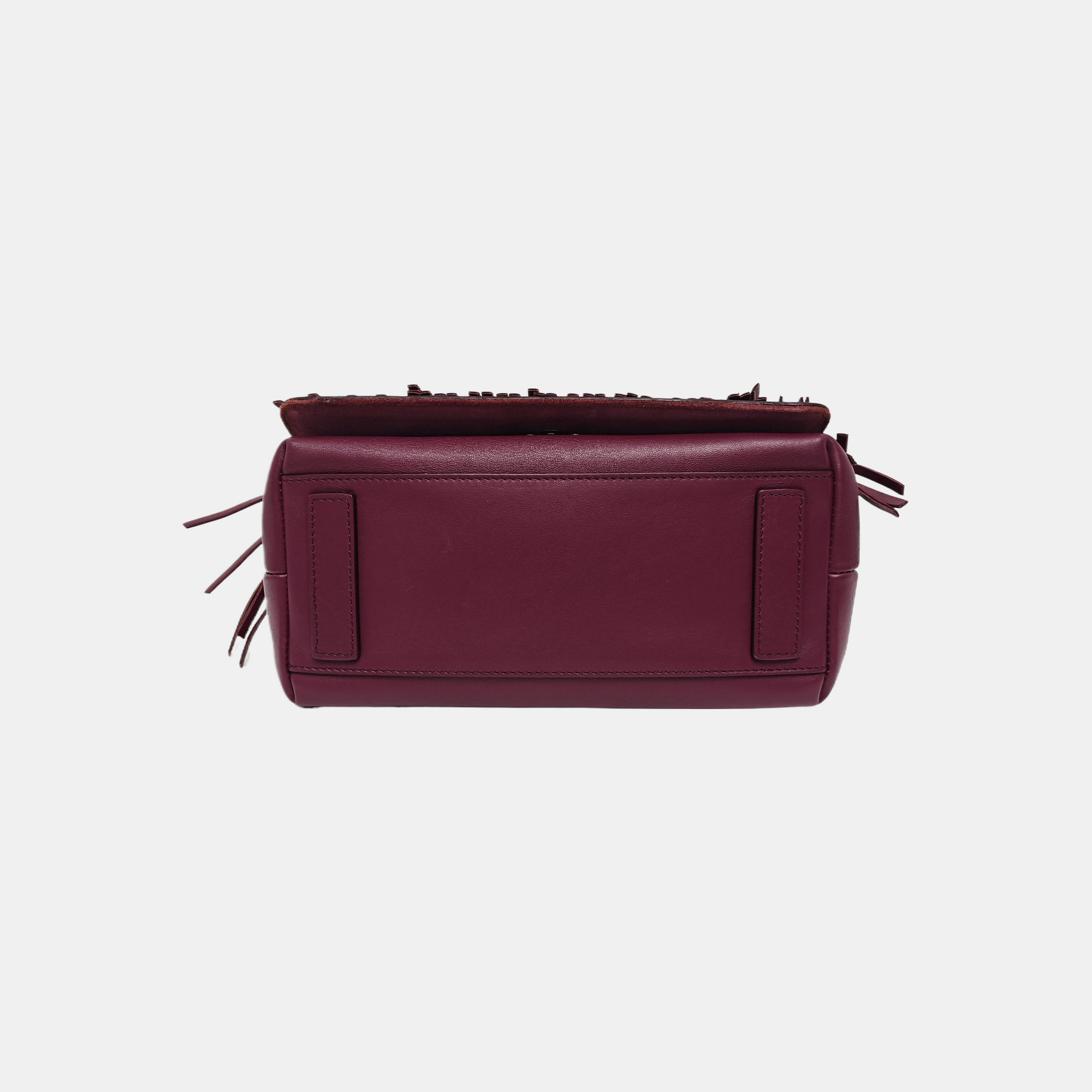Calfskin Shoulder Bag Purple