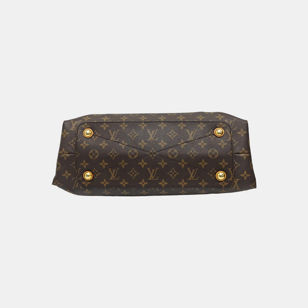OLYMPE Monogram Coated Canvas Brown