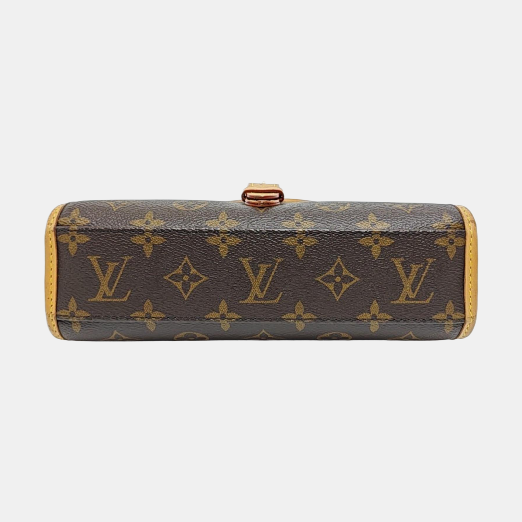 IVY Monogram Coated Canvas Brown