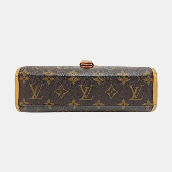 IVY Monogram Coated Canvas Brown
