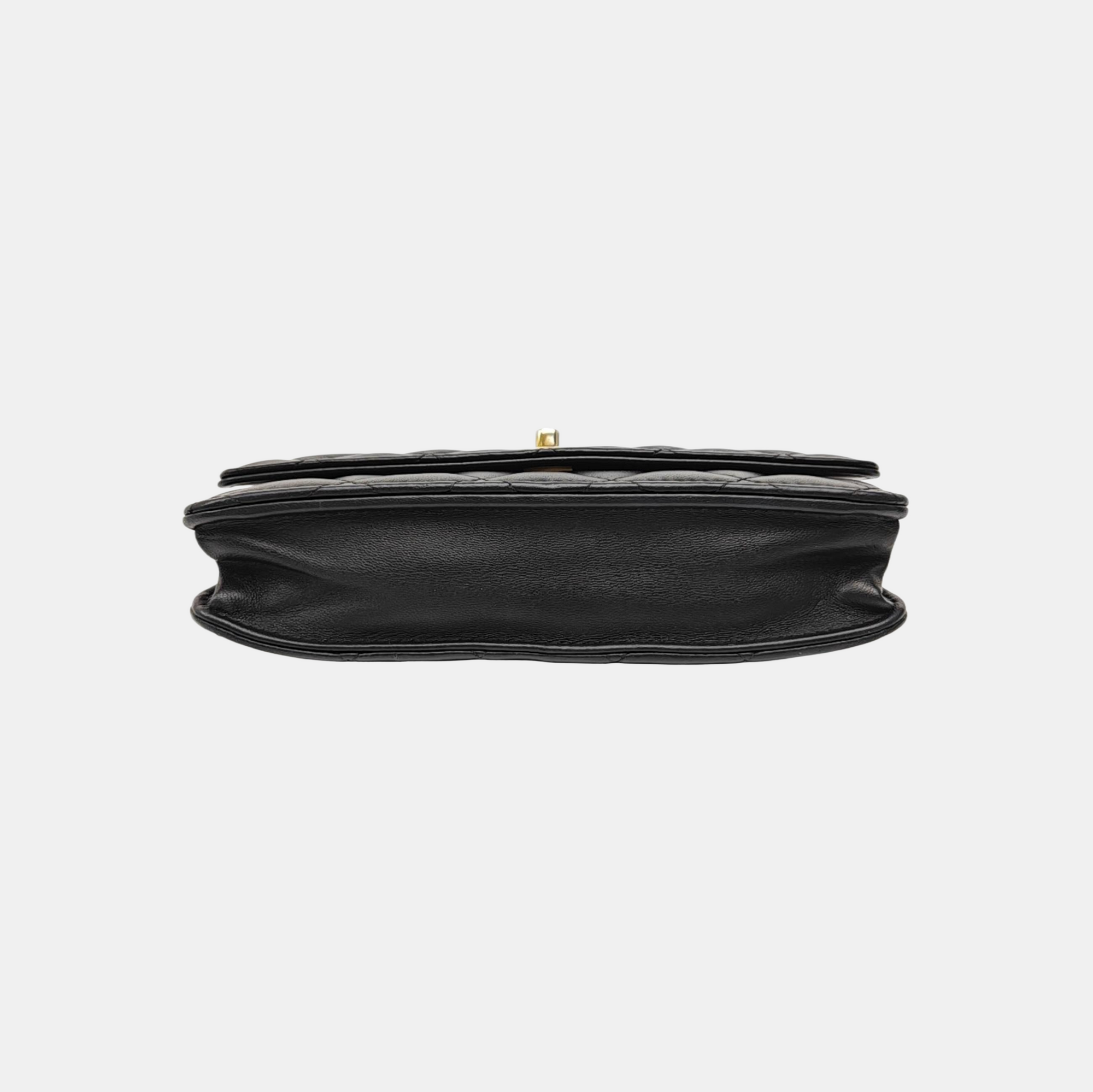TRENDY CC Quilted Lambskin Black