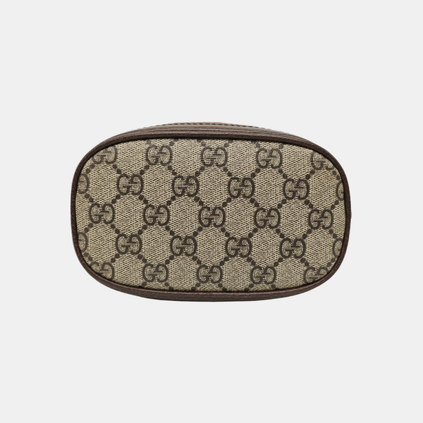 Ophidia Mini Monogram Coated Canvas Beige