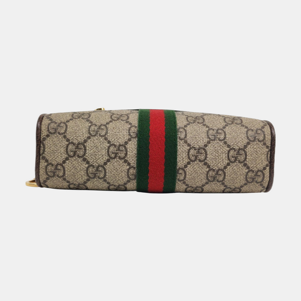Authenticated pre-owned  Ophidia Mini Monogram Coated Canvas Beige - Shoulder Bag at Looply