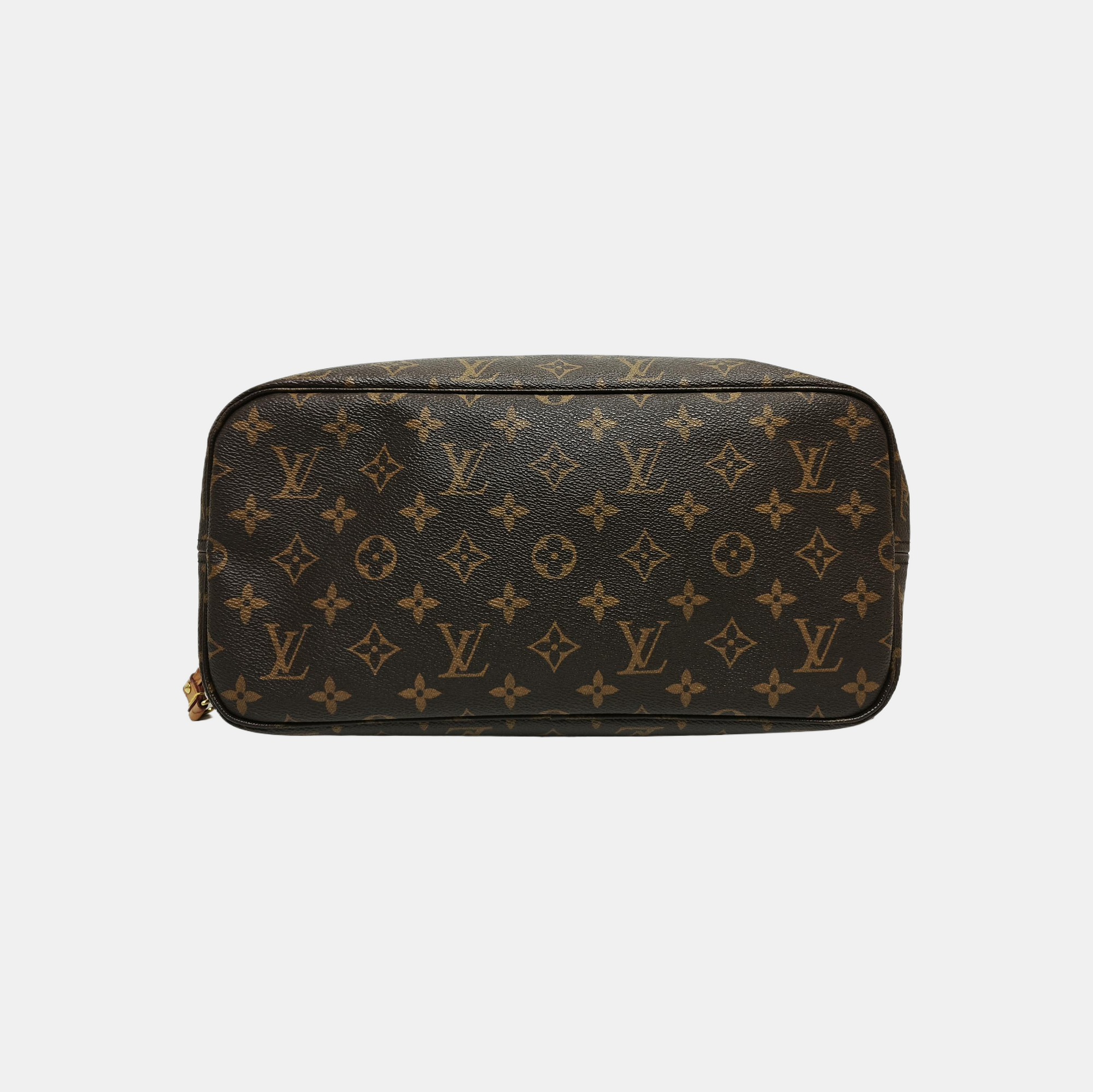 NEVERFULL MM Monogram Coated Canvas Brown
