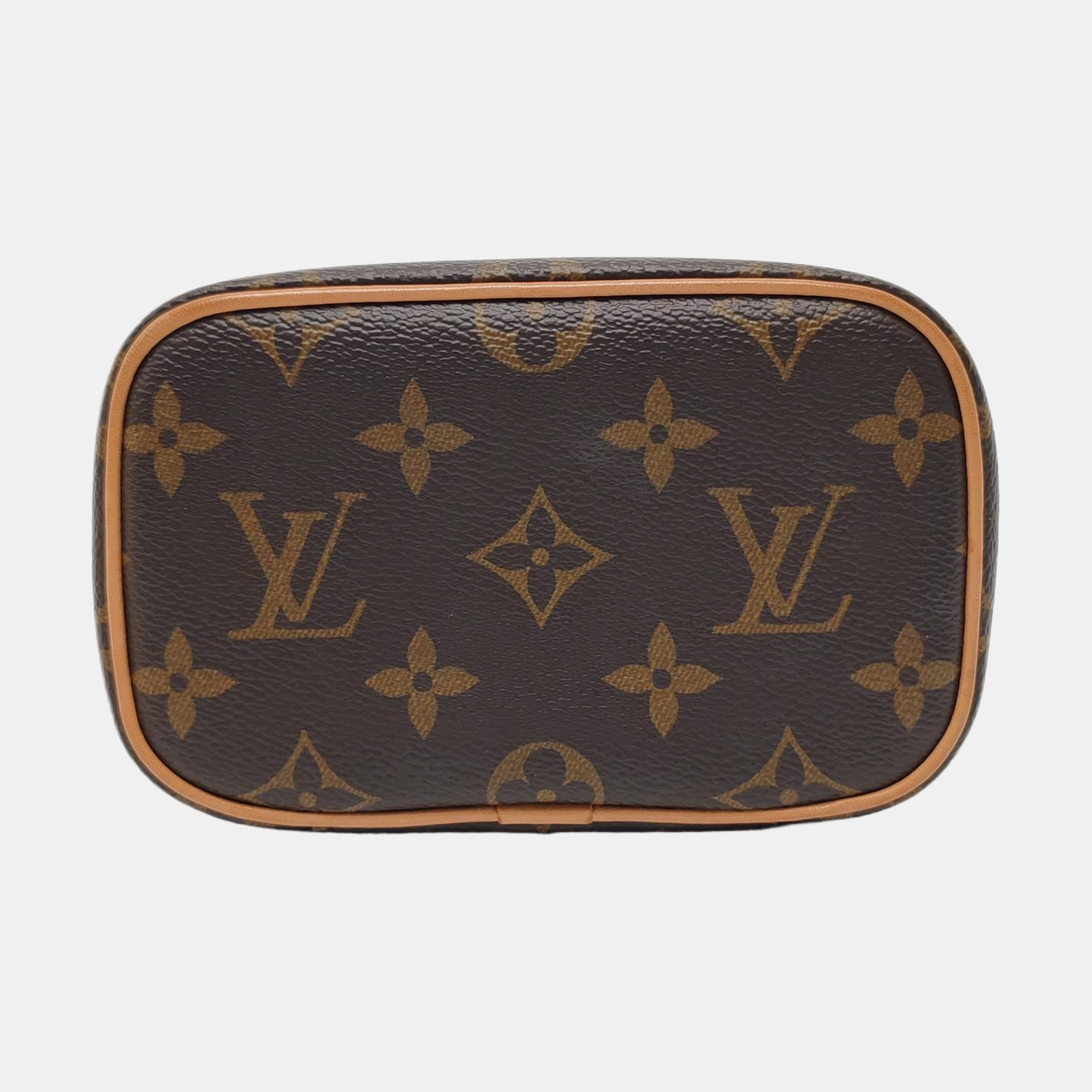 NICE Super Mini Monogram Coated Canvas Brown