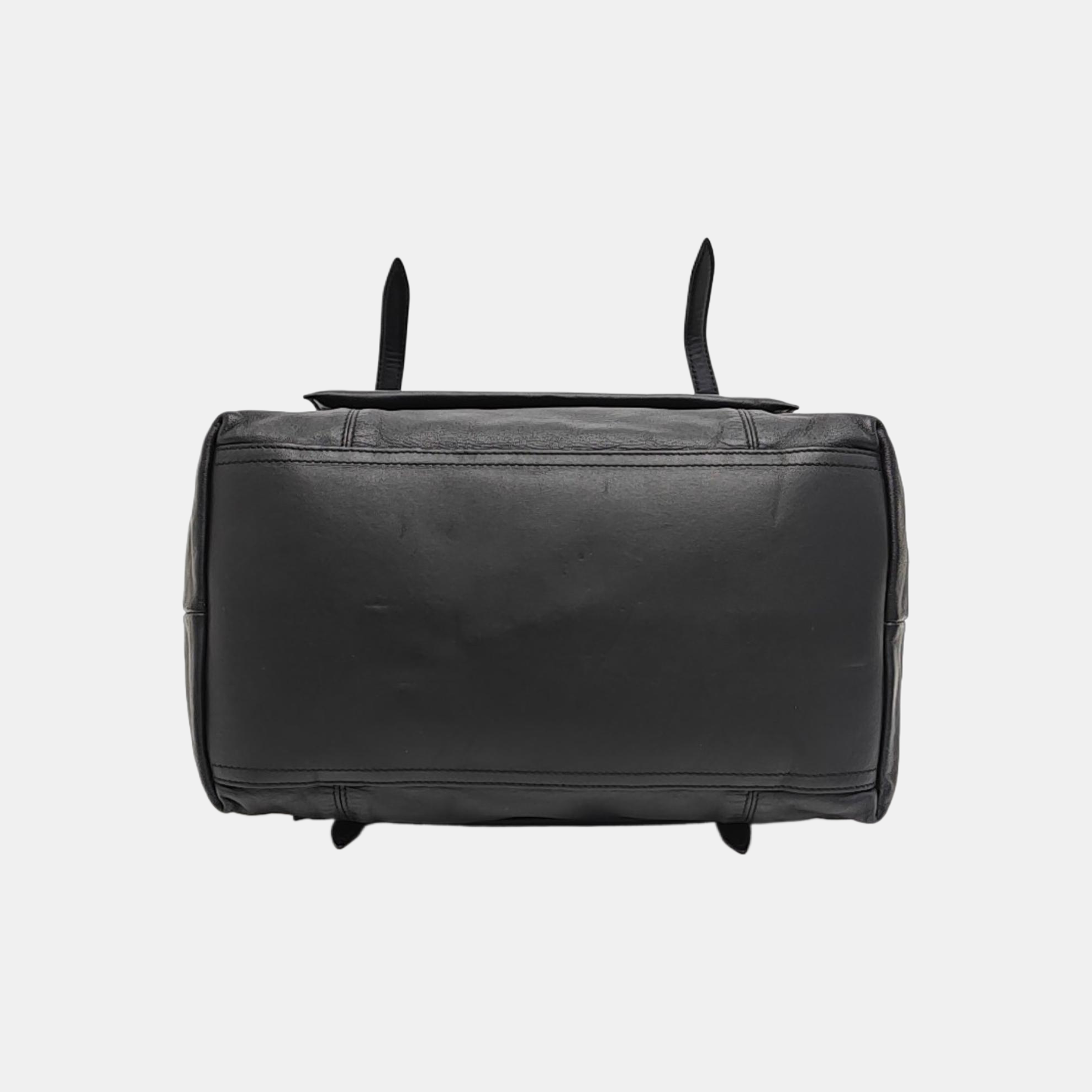Lambskin Top Handle Bag Black