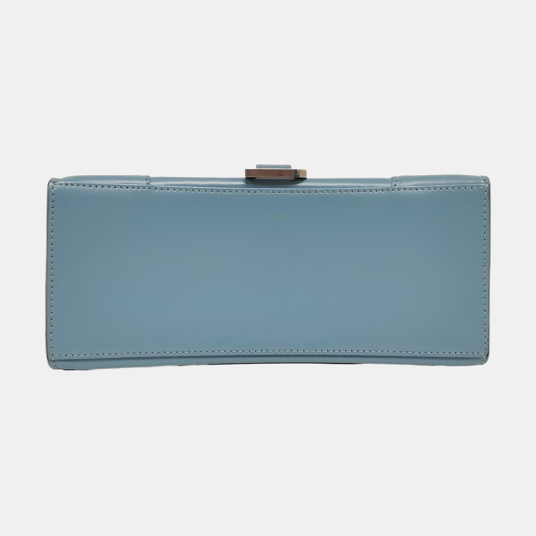 Hourglass S Calfskin Blue
