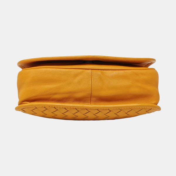 Calfskin Shoulder Bag Orange