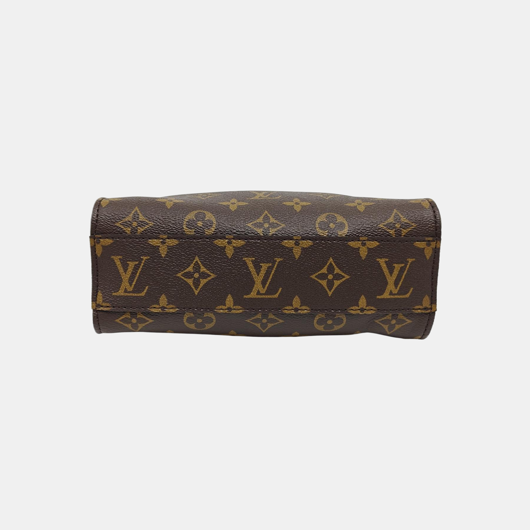 SAC PLAT BB Monogram Coated Canvas Brown