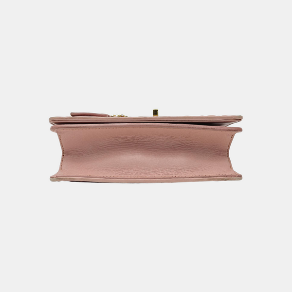 My Miu Quilted Lambskin Pink