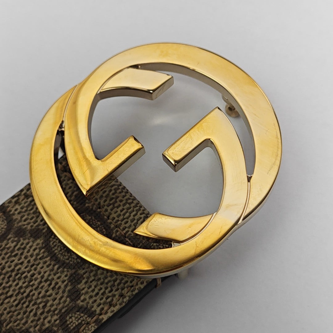 Leather Belt Beige