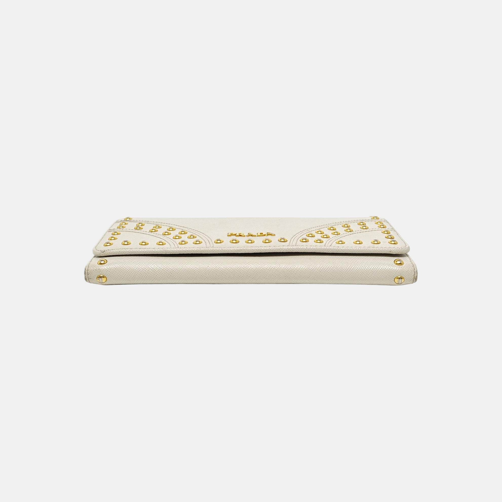 Calfskin Clutch White