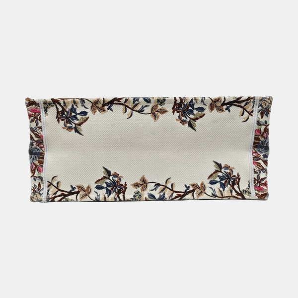Book Tote Large Canvas Beige