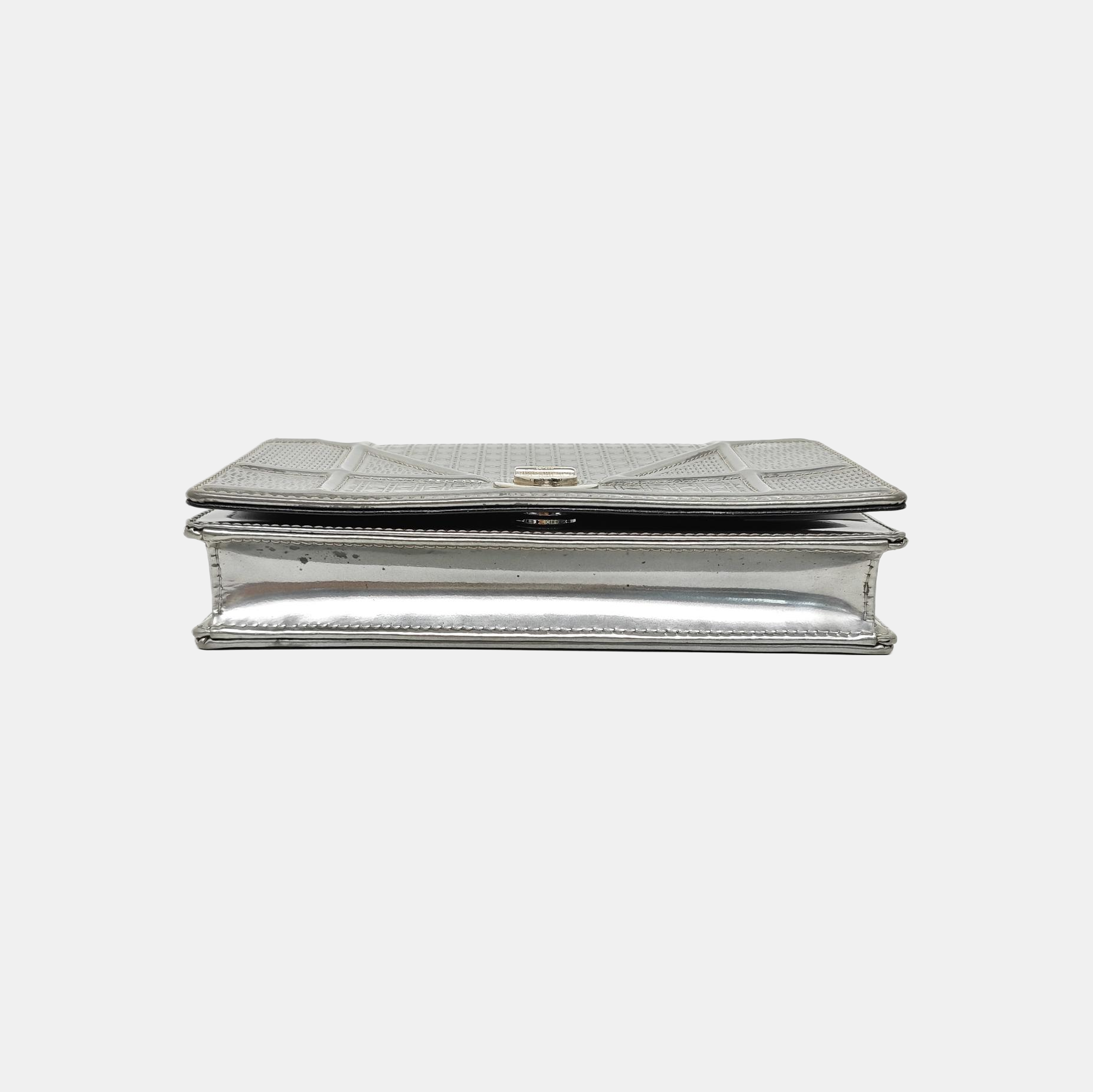Diorama Cannage Calfskin Silver