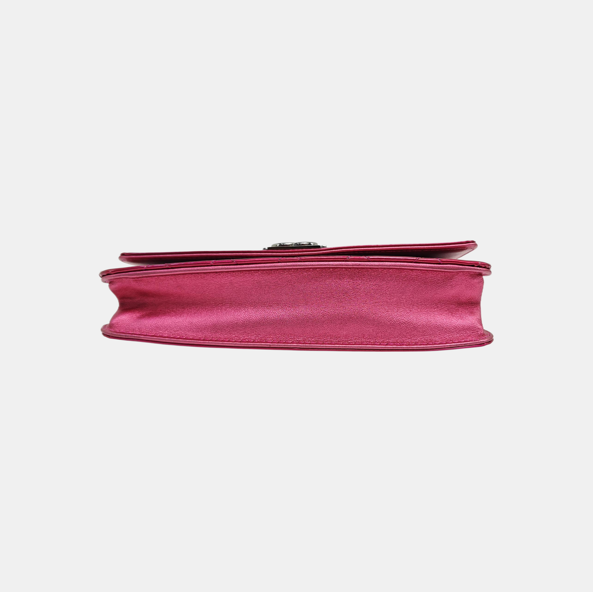 BOY CHANEL WOC Quilted Patent Leather Red
