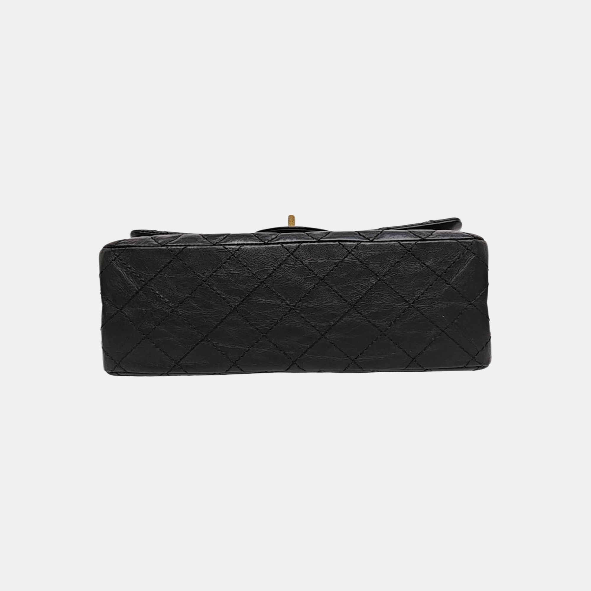 2.55 225 (small) Quilted Calfskin Black