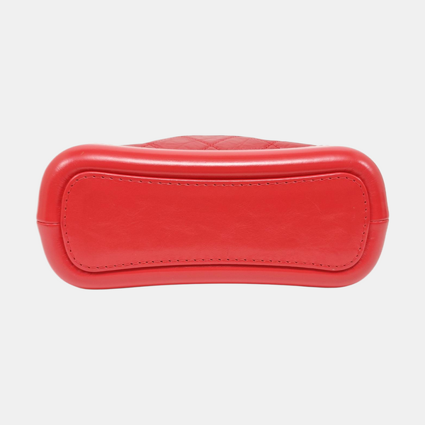 Authenticated pre-owned  GABRIELLE Small Quilted Calfskin Red - Shoulder Bag at Looply