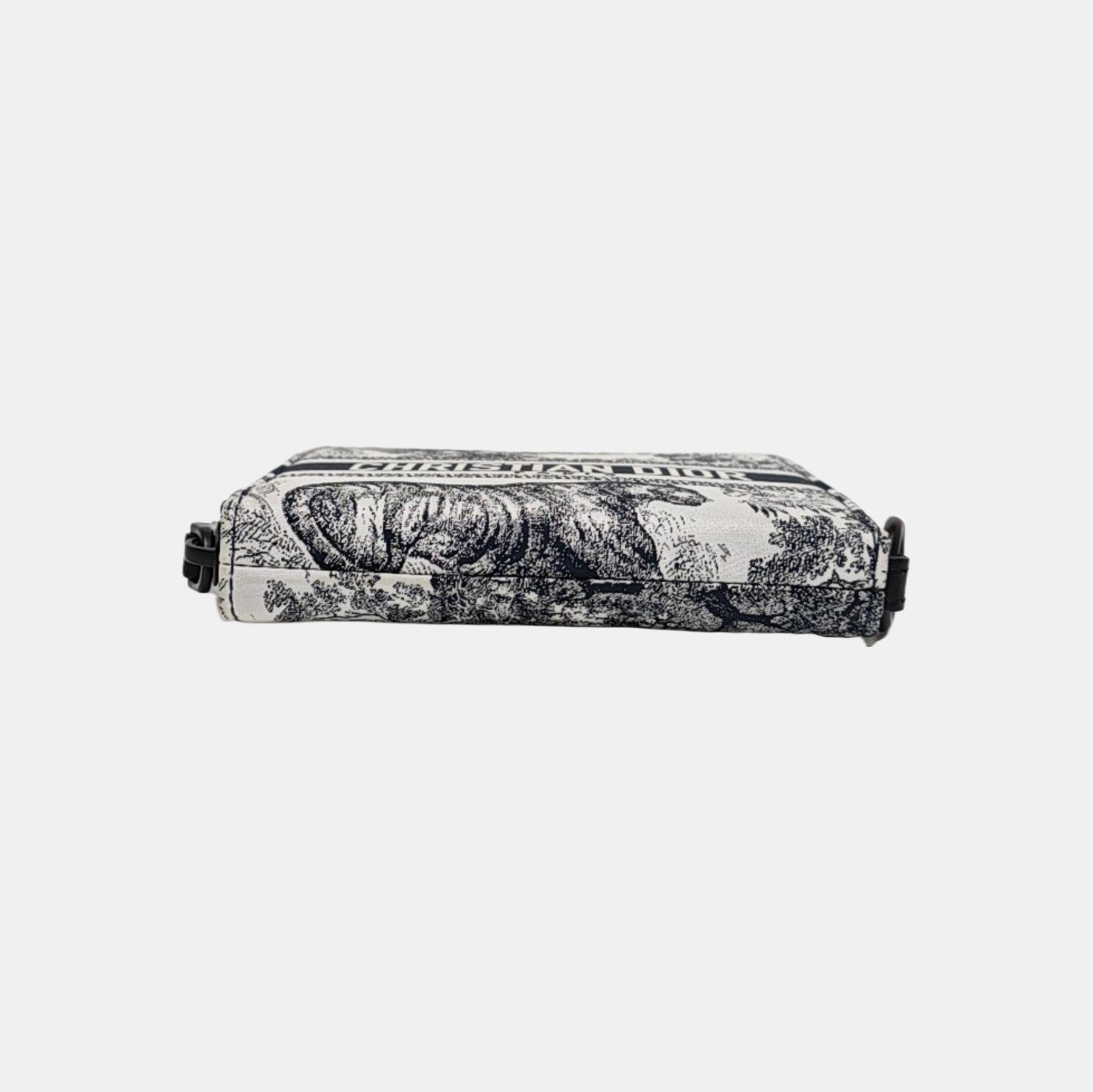 Diortravel Special Material White Wallet