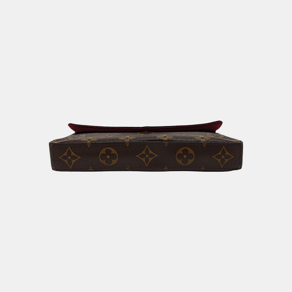 FÉLICIE Monogram Coated Canvas Brown