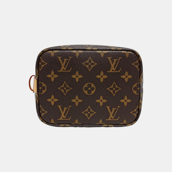 ALL IN BB Monogram Coated Canvas Brown